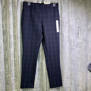 Women’s Navy Checkered Pants. New. Target - A New Day